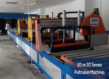 20 and 30 Tonnes Pultrusion Machines